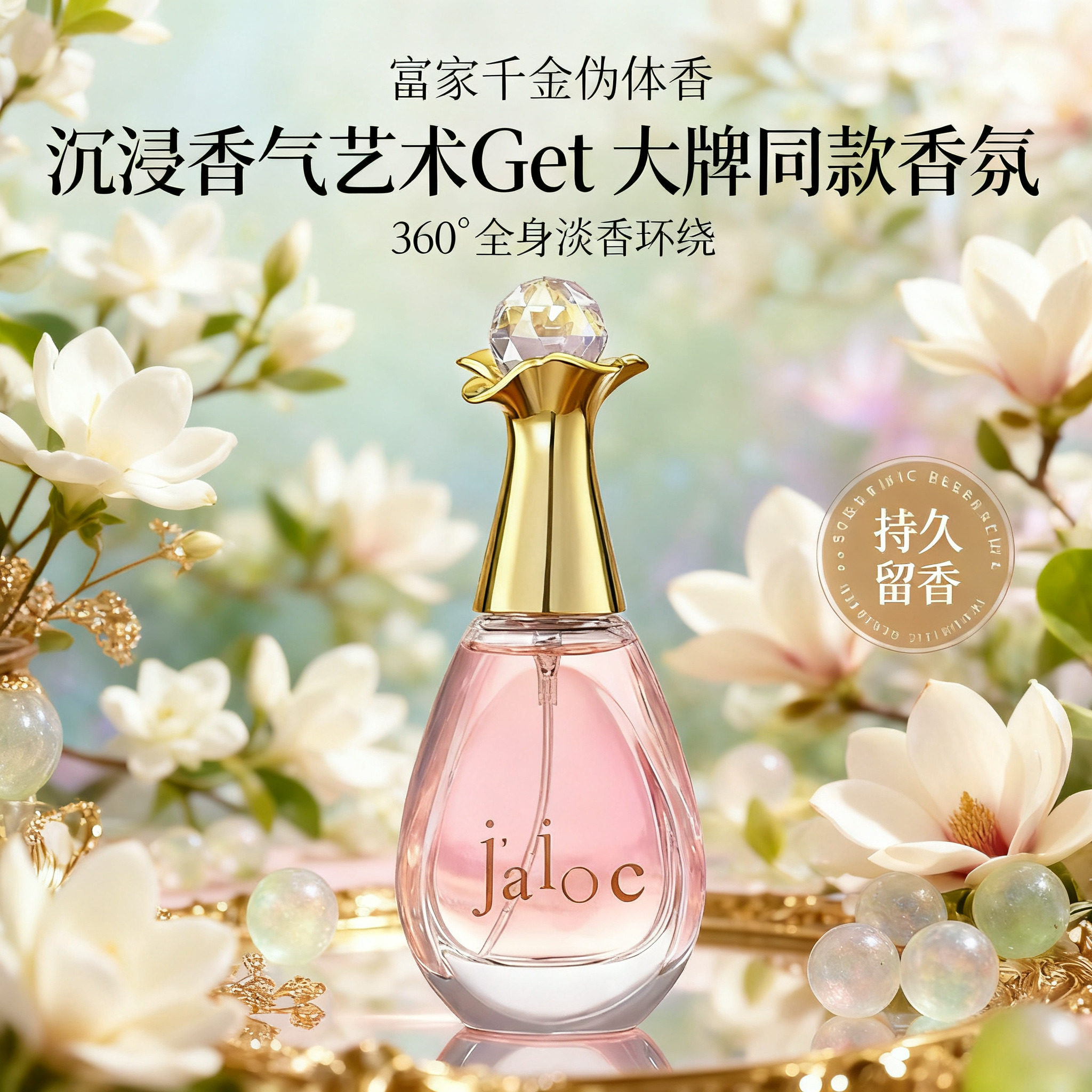 【无法定义的女士香水】甄我香水持久清新茉莉木兰花女神节礼物