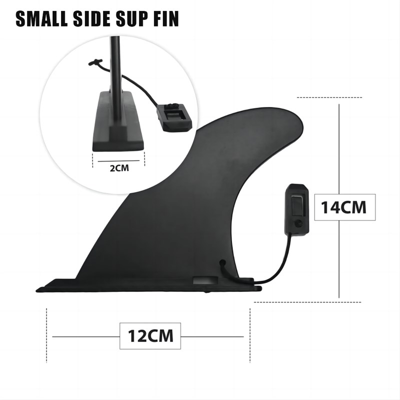 4英寸鱼鳍可拆卸SUP尾鳍片,充气冲浪板L和充气皮划艇尾鳍片配件