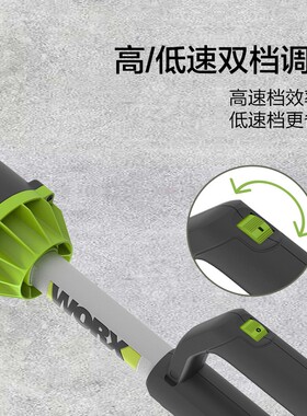 威克士(WcORX)工业级鼓风机吹风机清灰电动除尘暴风机WU231