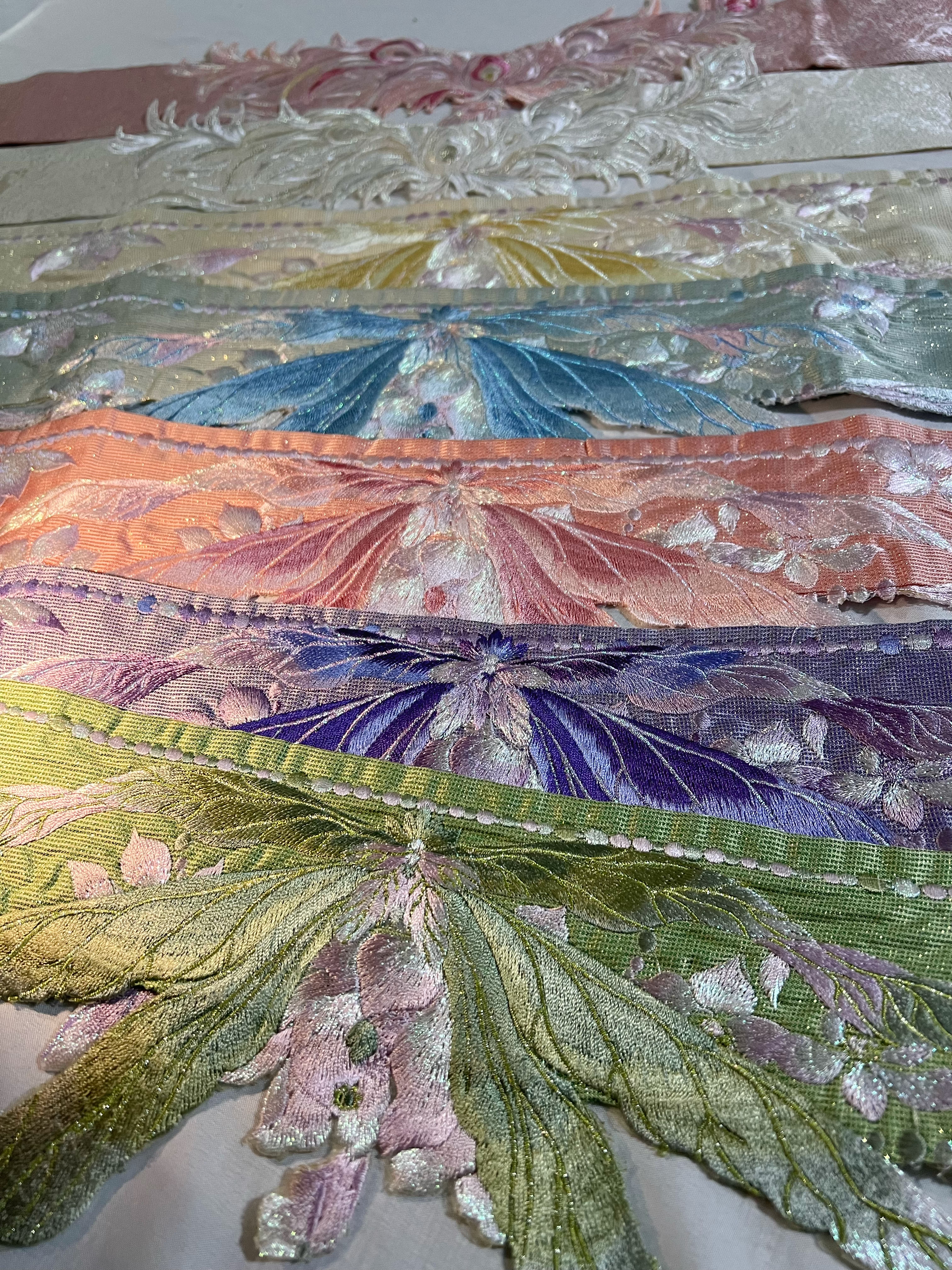 原创蜻蜓绣花百搭款汉服影视风腰带单品