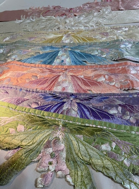 原创蜻蜓绣花百搭款汉服影视风腰带单品