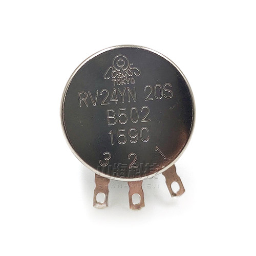 RV24YN20S B502 5K 单圈碳膜电位器 可调电阻 变频器调速开关旋钮