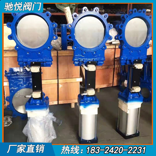 PZ673H-10C/P气动铸钢插板刀闸阀DN50 65 80 100 125 150 200 250