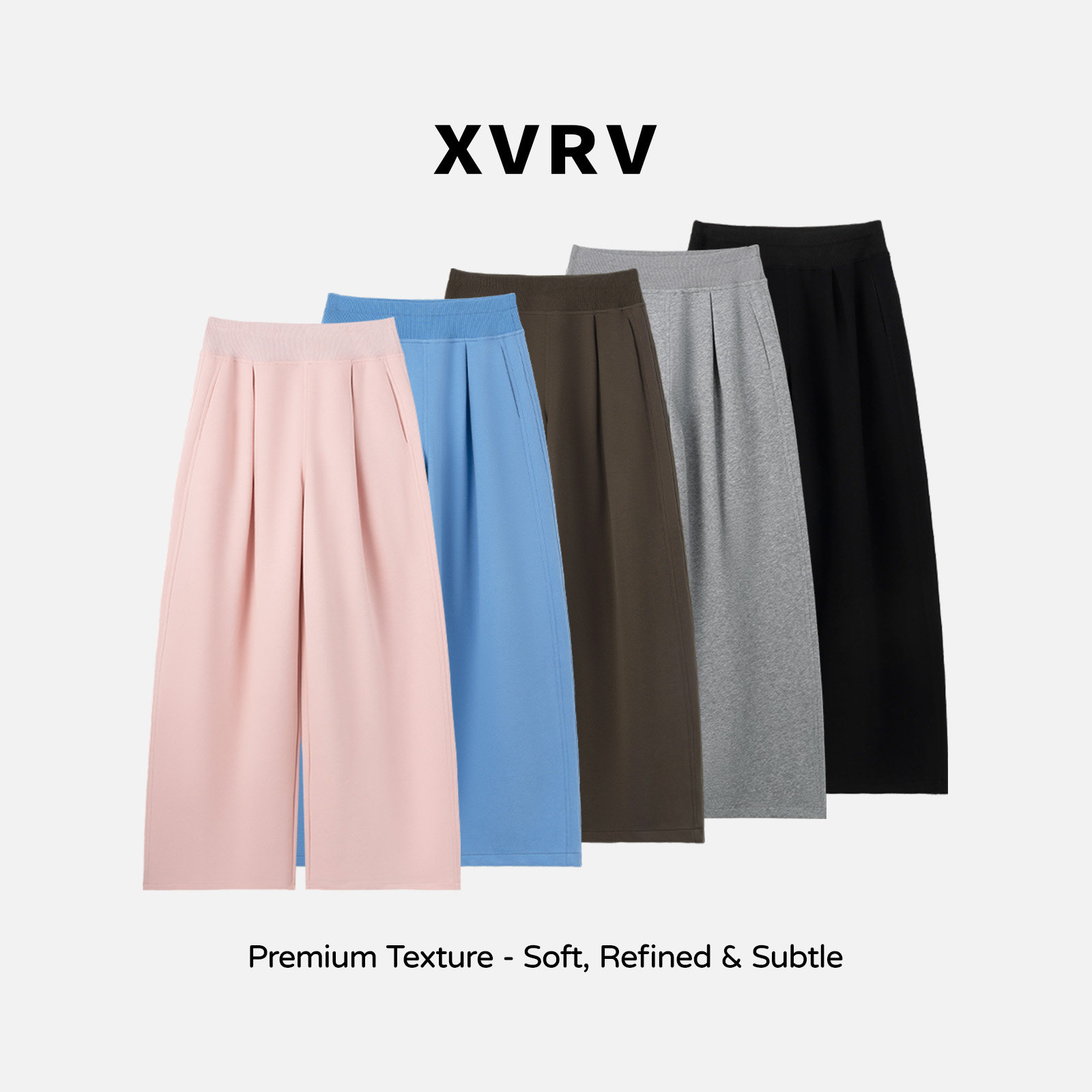 XVRV2026早秋新款高腰提臀裤女休闲百搭气质长裤直筒显瘦运动裤