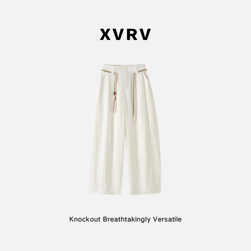 XVRV2026夏季新款西装轻薄风铃裤休闲百搭显瘦运动长裤