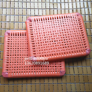 厂员工板凳夏季 夏天坐垫透气f散热网格办公室椅子服装 木框屁股座
