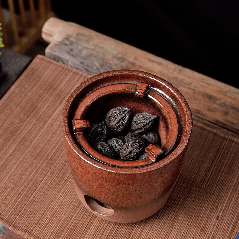 耐热窑变炭炉砂h铫壶烧水壶围炉煮茶煤碳炉煮茶朱泥泡茶壶功夫茶