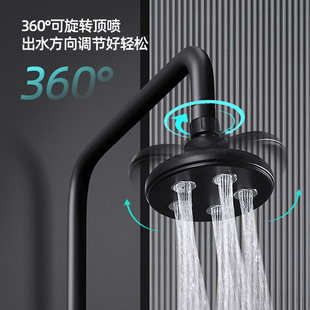 增压淋浴花洒喷头顶喷大花洒加压淋雨家用单莲蓬S头小蛮腰出水洗