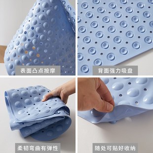 浴缸内专用防滑i垫老人儿童防摔防霉泡澡坐垫浴室泡澡浴盆底部地