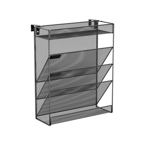 公室工位收纳架公桌桌面u屏风挂篮床头悬挂多层整理神器置物架