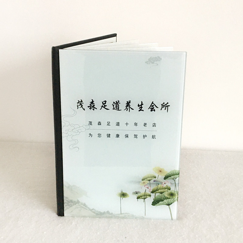 定制足浴养生f水晶价目册足疗馆价格表中医馆按摩理疗采耳项目手