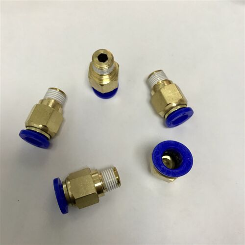 PU气管快插接头外牙1/86  ZG1/86 外径6mm PU软管 1/84810