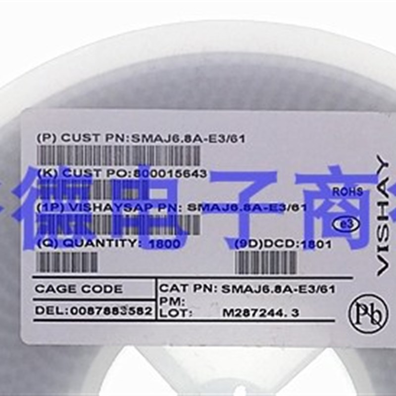 贴片TVS管 SMBJ26A 单向 SMBJ26CA 双向 DO-214CA 26V 一盘750个