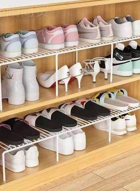 鞋架省空间鞋子收纳隔层鞋柜橱柜内置架隔板可伸77345物缩置鞋分