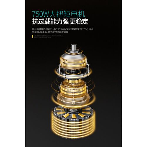 波斯新品黑武士系列100mm角磨机角向磨光机750W后置开关BS660221