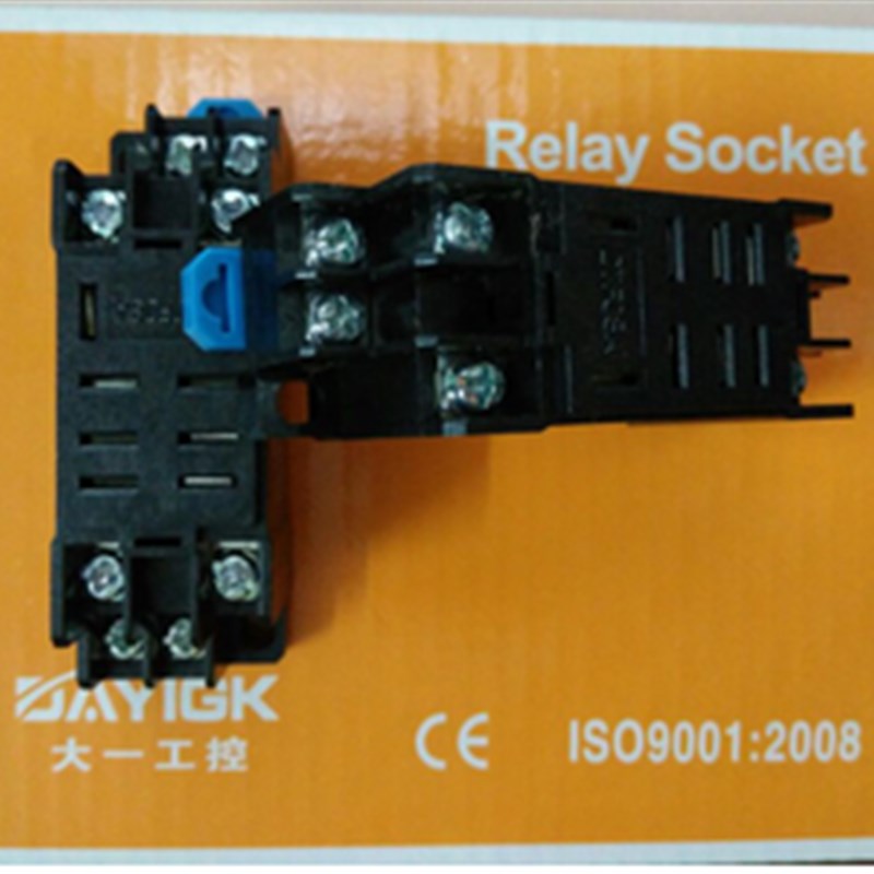 大一 DTF08A(PTF08A) 继电器底座  配LY2NJ HH62P JQX-13F