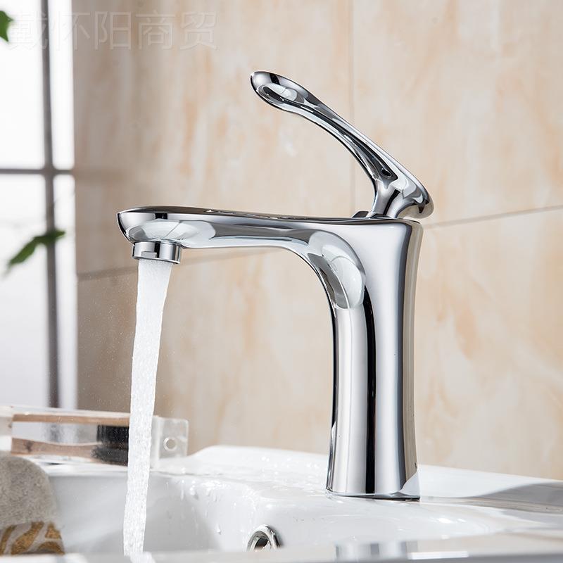 面盆龙头 具洗脸洁盆水头龙面SEA盆水龙头冷热卫浴冷热水龙头