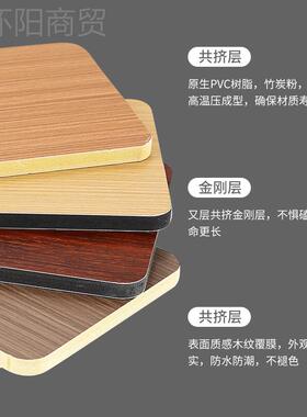 ?碳板家装用板护面强晶LHV板电视景墙自装扣板竹木纤维木饰板背护