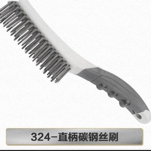 铜丝钢丝刷铜工业用抛光金属铁毛烧烤文玩除锈铁刷子清洁小长柄