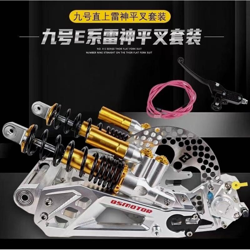 德国进口雷神平叉鼓刹改碟刹九号电动车E80C/E100/E125 /E200P 赛