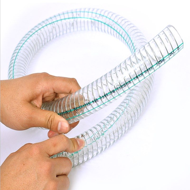 食品级钢丝管4分6分1寸加厚250抽取酒水牛奶等抗寒75防冻塑料软管