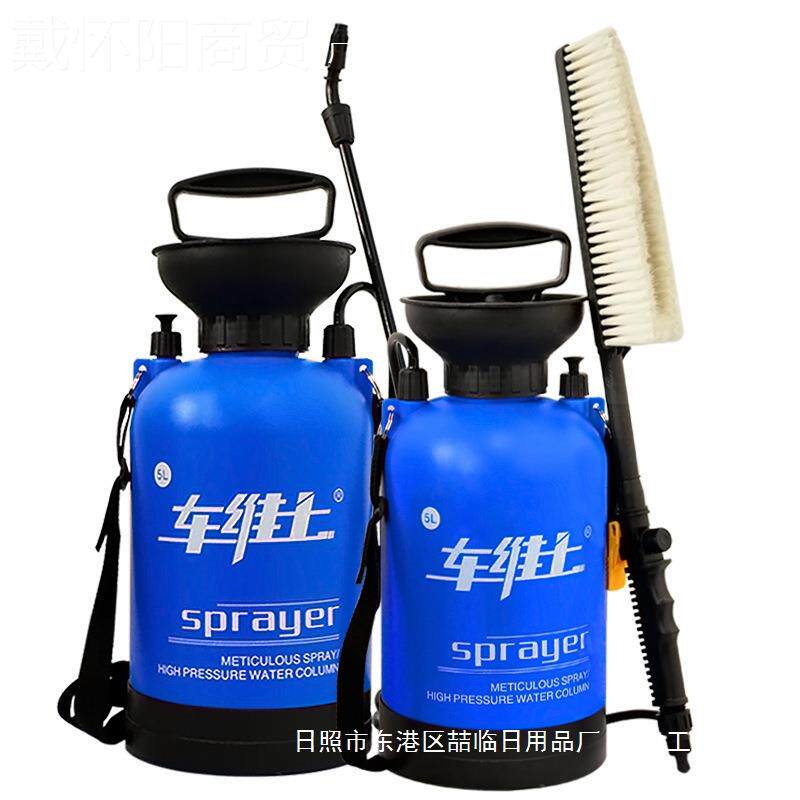 洗车器家小型便携压汽车摩托YTE车用龙用户外洗车不高接水头刷子