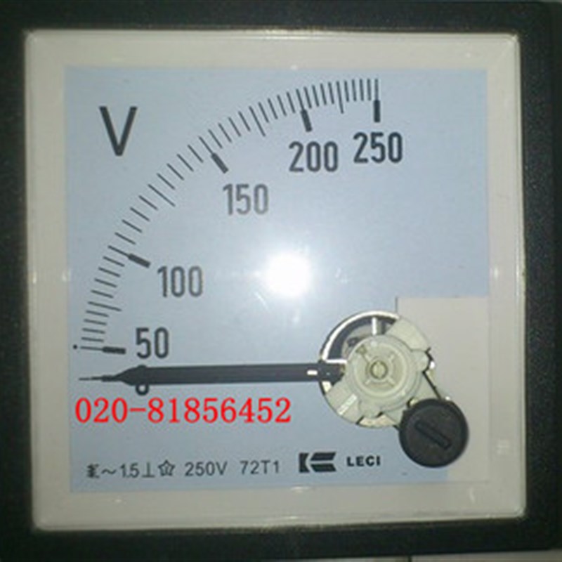 交流电压表72T1-10V 72T1-15V 72T1-20V 72T1-30V 72T1-50V SQ72