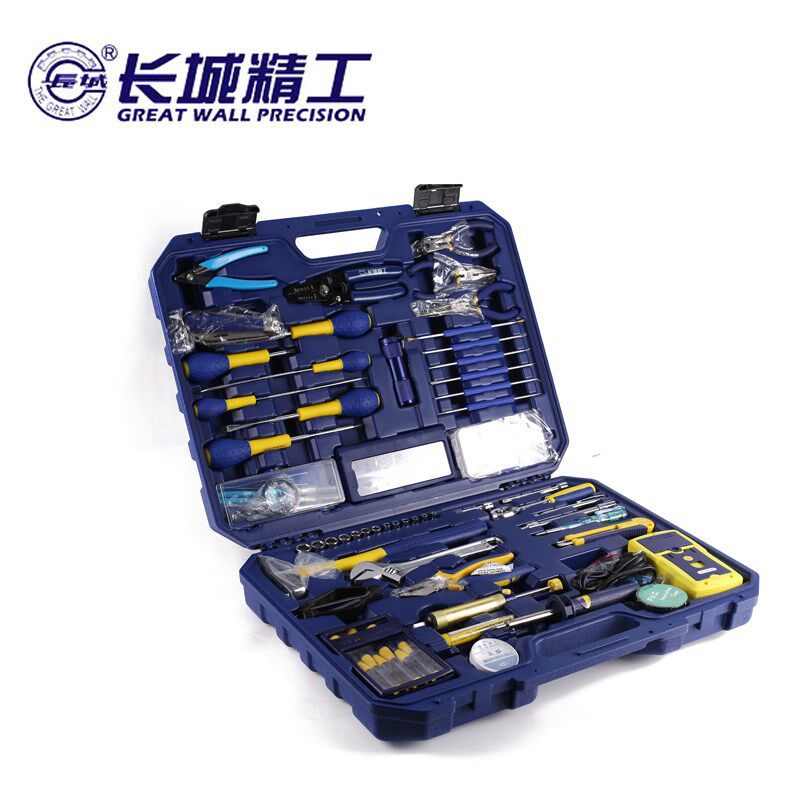 长城工具 88件套电讯组合工具 电子维修工具箱 电工工具箱