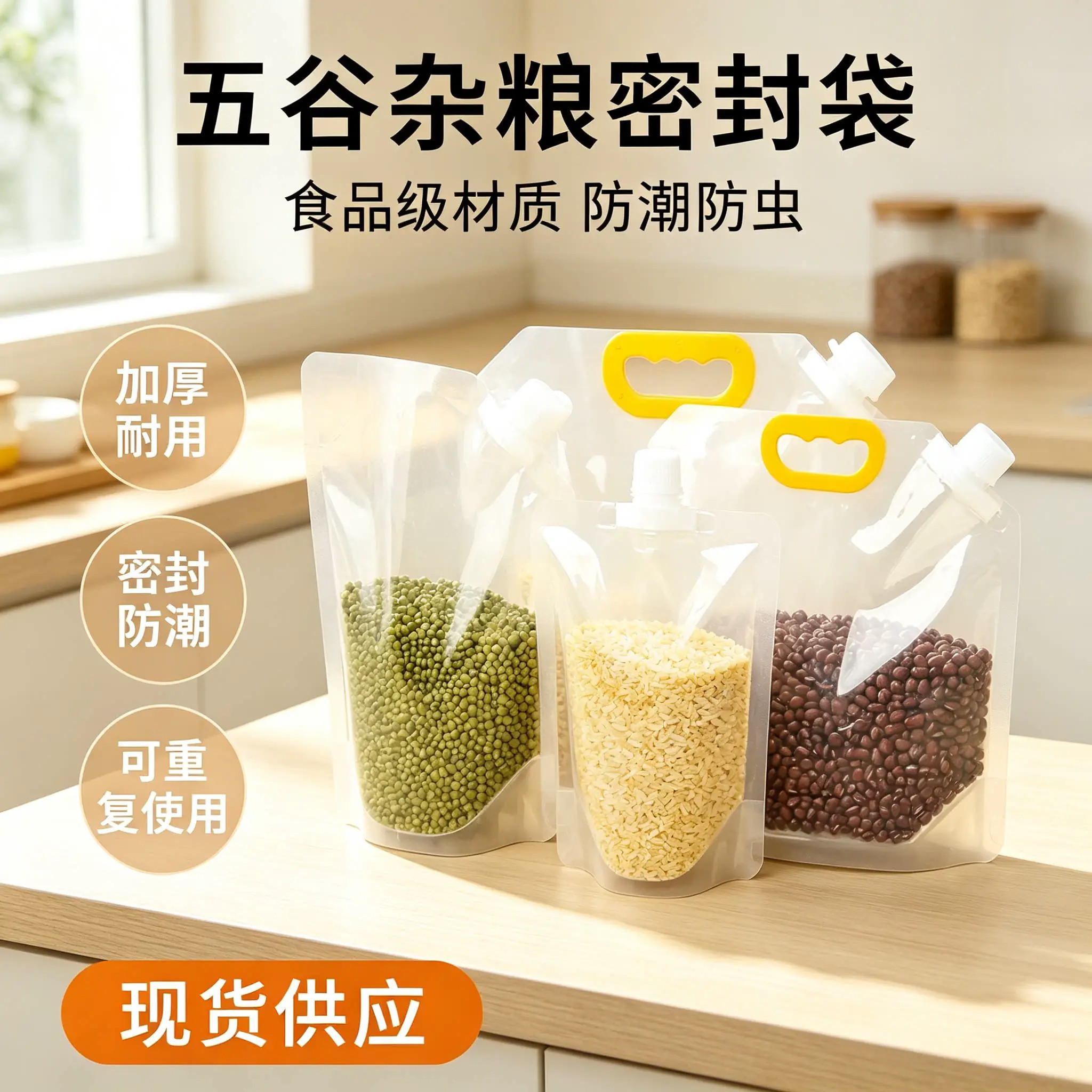 防潮防虫五谷杂粮收纳密封袋