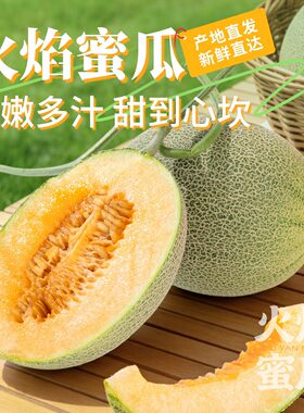 新疆哈密瓜吐鲁番火焰特级老汉瓜