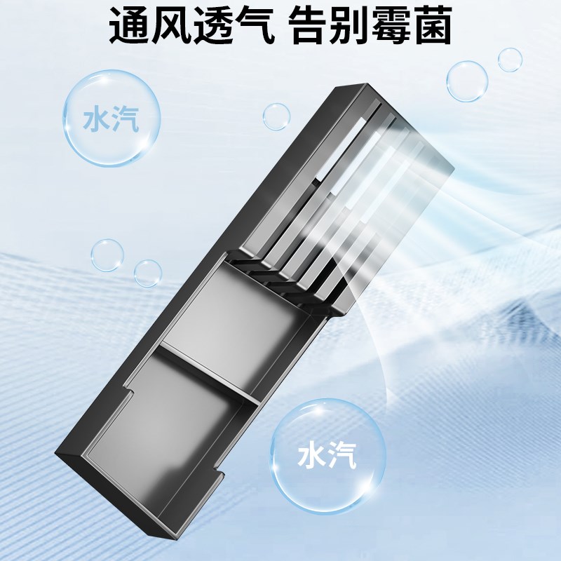 304不锈钢刀架置物架卧式刀座横放平放菜刀厨房抽屉内Z置刀具收纳图片