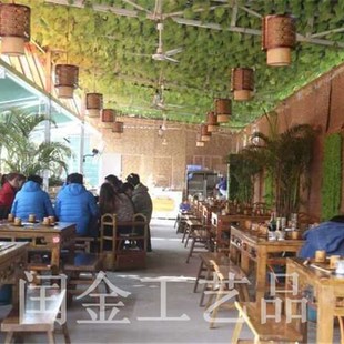 饰墙面工程吊顶草席遮阳窗帘卷帘定 精编30米碳化芦苇m帘子店铺装