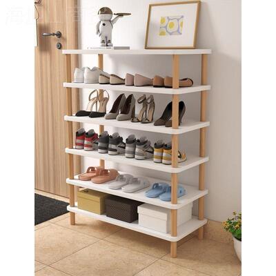 简易鞋架架子多层家用鞋柜小鞋型置ZWS架小宿舍物架空口间收纳门
