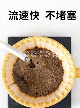 wat6chget咖啡滤纸锥形过滤手冲v0滤杯滴漏式纸10 0枚 纸FVW带收
