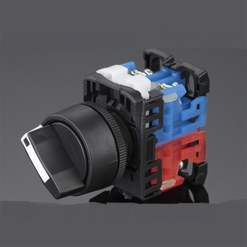 永前 富士款手柄选择型短柄二档旋钮开关 LA128-AR22PR211