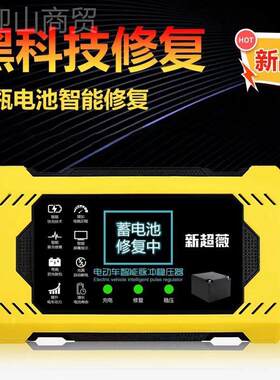 电动电车智能脉冲修器瓶车充电伴复侣稳压器瓶一键修复LLF激活电