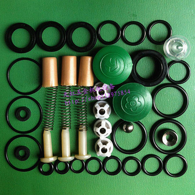 三缸柱塞泵高压清洗机洗车器刷车泵配件280/380型水封易损配件包