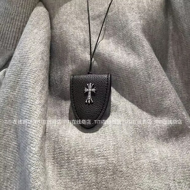 超爱博主同款多功能皮革项链