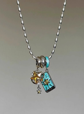 上岸隐士牌蓝色细闪滴油塔罗牌