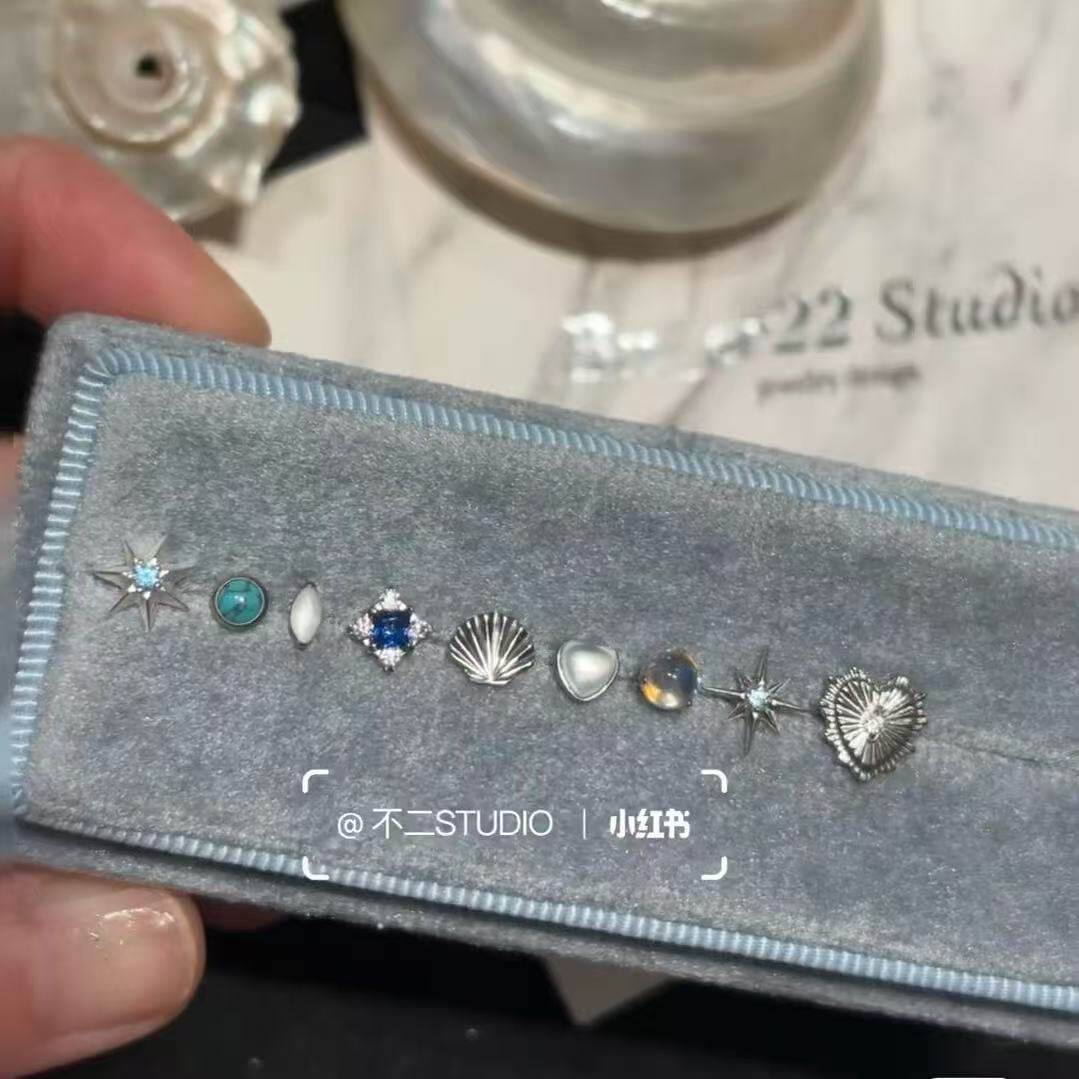 海的传说海洋复古九件套耳钉