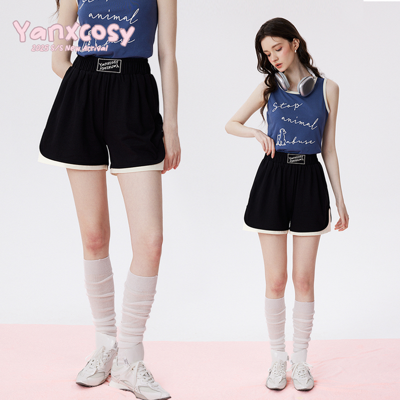 YANXCOSY跑步休闲复古运动短裤女