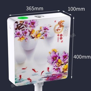 厕所马桶大冲力冲水箱卫生间家用蹲便器水箱储水厕V所水箱水箱配