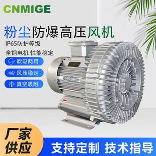 防爆旋涡气泵3KW粉尘防爆漩涡风机21区防爆风机