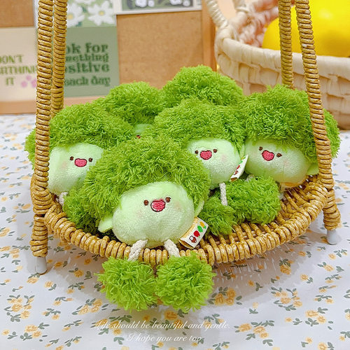 蔬菜毛绒抽拉毛绒吊脚挂件钥匙扣