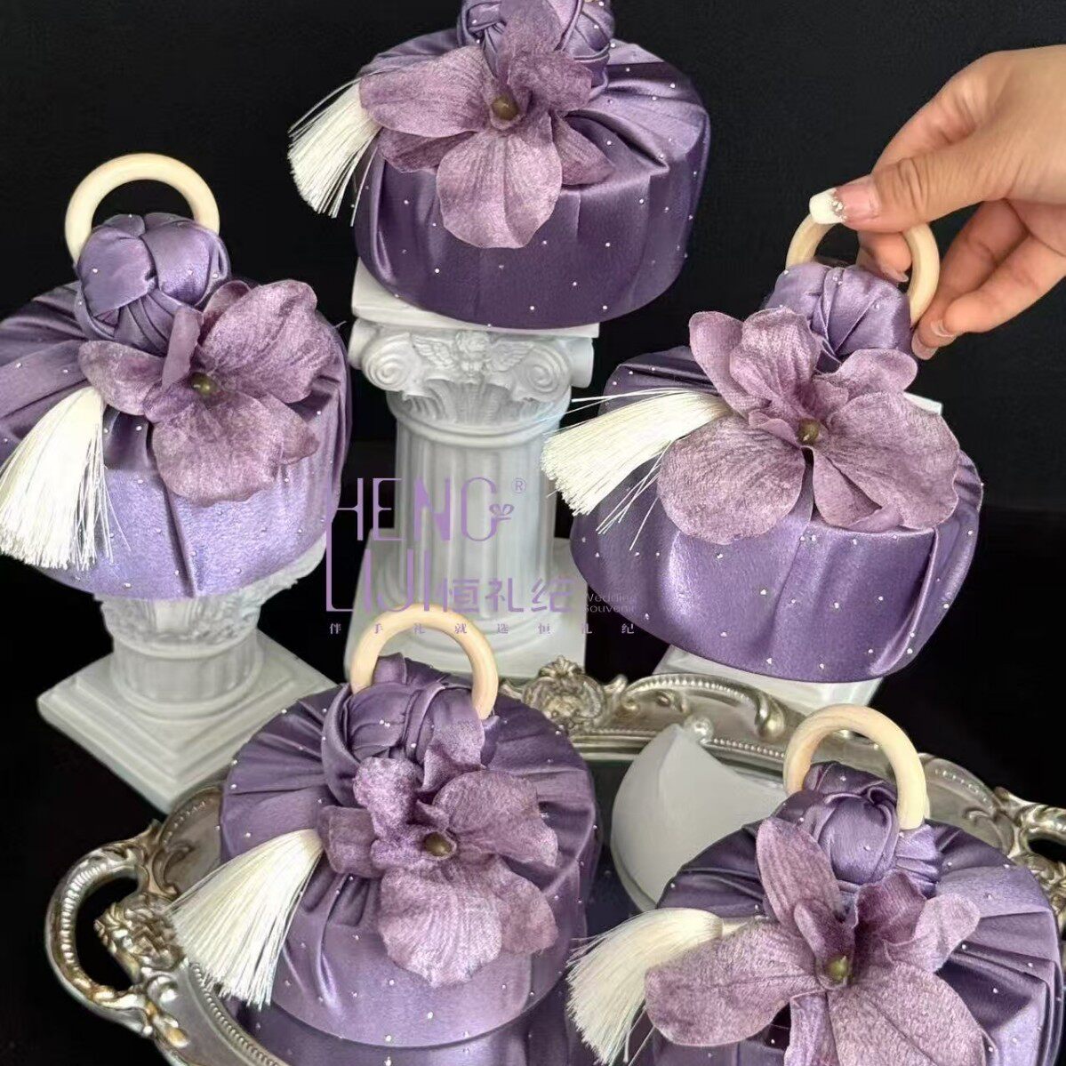 【满天星】结婚喜糖盒欧式喜糖礼盒创意风吕敷精致小号礼物