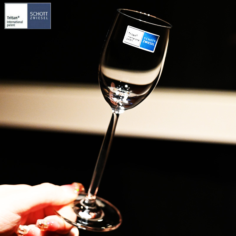 德国进口肖特水晶高脚白酒烈酒杯