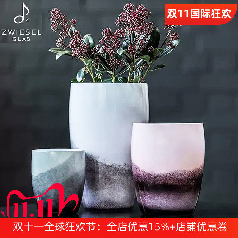 原装进口水晶玻璃花瓶摆件