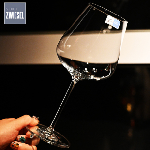 德国SCHOTT进口水晶玻璃轻奢高级感高脚杯红酒杯家用白葡萄酒杯子