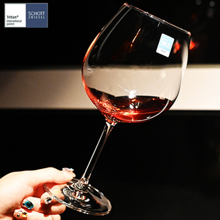 德国SCHOTT进口玻璃高脚勃艮第红酒杯白葡萄酒杯子醒酒器家用套装