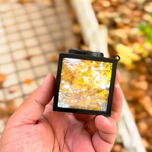 迷你镜子新款2025趣味腰平取景器